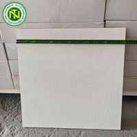 Plaques de plafond acoustiques en fibres minérales, panneaux insonorisants pour plafonds suspendus, pour bâtiments commerciaux