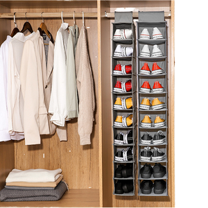 Organisateur de placard multifonctionnel à 10 niveaux, sac de rangement pour vêtements et chaussures en tissu non tissé durable, <span class=keywords><strong>panier</strong></span> de rangement pour placard - Product Image 1