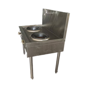 Gamme de cuisine VICTORY en acier inoxydable 30% Thaïlande Indonésie Cuisinière spéciale Inox avec 1 brûleur à gaz pour restaurants hôtels - Product Image 5