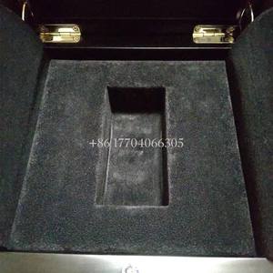 Boîte à montres en bois haut de gamme avec rangement en PU pour l'artisanat et la vente en gros en usine, prise en charge du logo personnalisé - Product Image 4