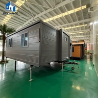 Rumah Kontainer Prefabrik RELYANCE yang Dapat Diperluas 10ft 20ft 30ft 40ft 2 4 5 Kamar Tidur Modern Garansi 3 Tahun Harga Terjangkau Dapat Dipasang di Trailer