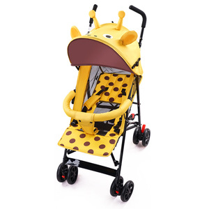 Cochecito de bebé ligero, plegable, de 4 ruedas, reclinable, portátil, con amortiguación, tipo paraguas, para bebés y niños. - Product Image 1