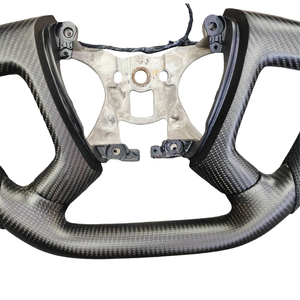 Volante Deportivo JHR TUNING de Fibra de Carbono Mate y Cuero, con Calefacción, 3 Radios, Agarre Personalizable, Forma Plana/D/F1, Compatible con GMC <span class=keywords><strong>RV</strong></span> - Product Image 5