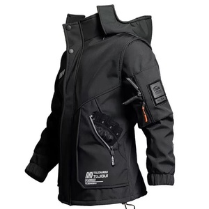 <span class=keywords><strong>Giacca</strong></span> Antivento per Sport all'Aperto, Foderata in Pile e Ispessita, <span class=keywords><strong>Giacca</strong></span> Invernale da Ciclismo per <span class=keywords><strong>Uomo</strong></span>, Impermeabile e in <span class=keywords><strong>Velluto</strong></span> - Product Image 3