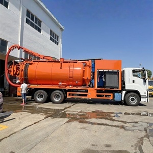 Camión de Limpieza de Alcantarillado de Alta Presión Isuzu Giga 6X4 20m3, Camión de Succión de Aguas Residuales - Product Image 4