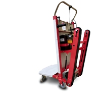 Chariot d'escalade électrique pliable pour escaliers, avec chenilles en caoutchouc, pour usage domestique et transport de charges lourdes