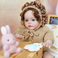 Nouvelle poupée Reborn R&B de 18 pouces, réaliste, en silicone, corps entier, pour bébé fille, Bonecas, nouveau-né, poupées Reborn complètes