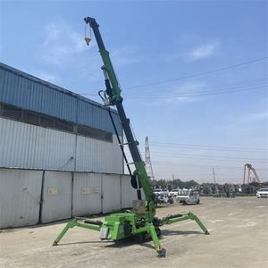 Прямые продажи от производителя: мини-кран-паук CE, полностью гидравлический, с бензиновым/электрическим двигателем, высота подъема 7 м, двигатель Honda - Product Image 4