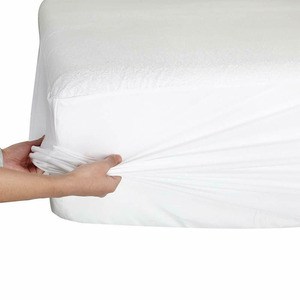 <span class=keywords><strong>PVC</strong></span>-Tasche verpackt Matratzen schoner Hotel Wasserdicht Terry Queen Size Pocket Quilted Matratze <span class=keywords><strong>Protector</strong></span> - Product Image 4
