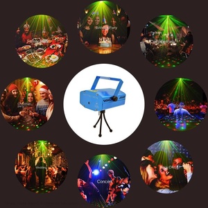 Ventes de liquidation d'usine <span class=keywords><strong>Mini</strong></span> lumière laser rouge verte pleine étoile stroboscopique à commande sonore barre laser lumière d'ambiance de scène - Product Image 3