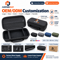 Mini projecteur, étui personnalisé en EVA, fabrication sur mesure OEM ODM, organiseur d'accessoires, protection d'équipement, sac de voyage rigide en EVA pour l'extérieur