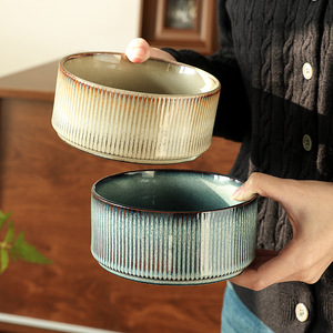 Tazón de cerámica de 5.5 pulgadas, vajilla de porcelana de estilo europeo para regalo - Product Image 1