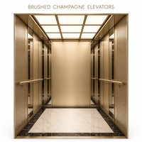 Ascenseur pour passagers Prestige Elite MR pour bâtiments commerciaux 5 étoiles
