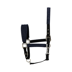 Premium English Saddle Horse Headstall Comfortable Polar Fleece pp Rope <strong>Halter</strong> with Western Saddle Style Equestrian <strong>Halter</strong> - Product Image 4