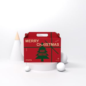 Boîtes en papier de Noël recyclables biodégradables personnalisées boîtes postales en carton ondulé finition mate disponible différente - Product Image 3