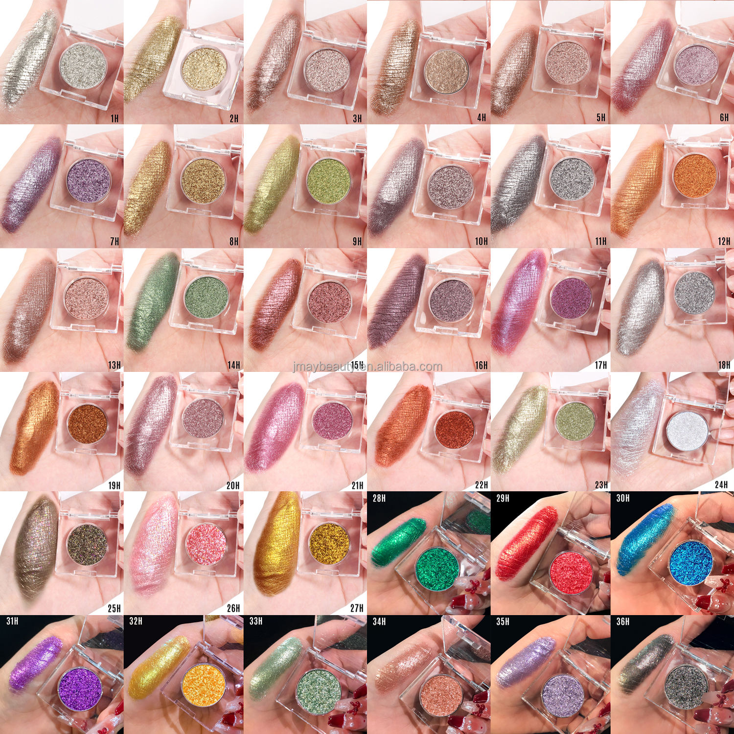 Fard à paupières diamant 36 shades-1.8usd