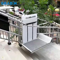 Plateforme élévatrice pour escaliers silencieuse et pliable, 8 m, 225 kg