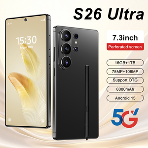สมาร์ทโฟน 5G S26 Ultra คุณภาพสูง รุ่น Global หน้าจอ HD ระบบ Android 14 ปลดล็อคแล้ว หน่วยความจำ 16GB+1TB กล้องหลัง 108MP รองรับ CDMA หน้าจอ OLED - Product Image 6