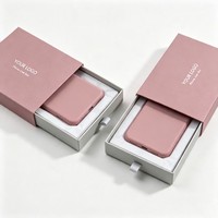 Boîte d'emballage de luxe coulissante de haute qualité pour coques de téléphone, vente en gros, personnalisable, pour la vente au détail