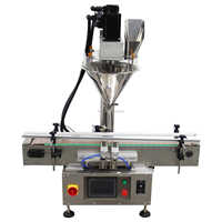 Machine de remplissage automatique de poudre sans poussière de table avec collecteur de poussière, équipement de remplissage de poudre à vis sans fin fermé pour usine alimentaire