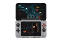 AYANEO Pocket DS G3x Gen 2 Konsol Game Genggam Android 13 Snapdragon Layar OLED 7 Inci Layar Ganda 5 Inci WiFi