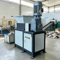 Broyeur portable à un seul arbre de type 400 pour la ferraille, l'aluminium, l'acier, le plastique et le bois