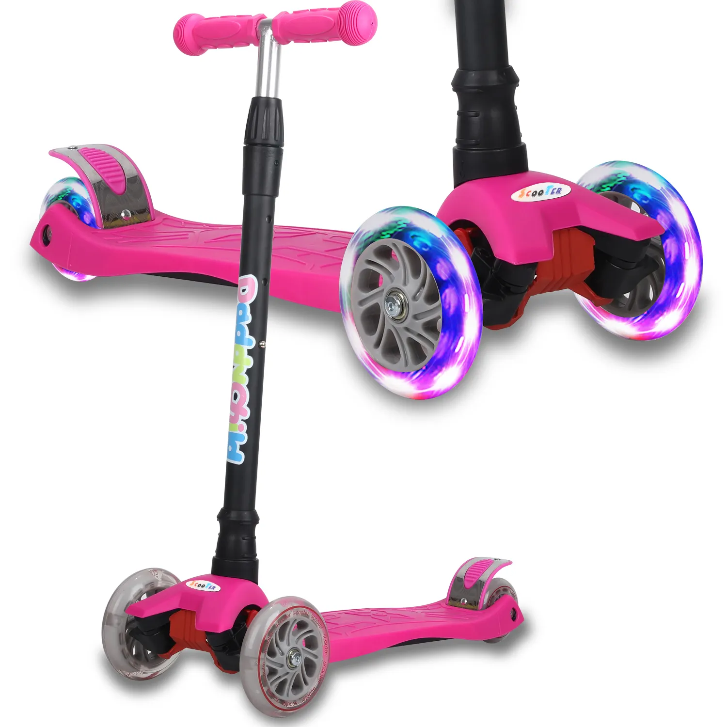 Прямая продажа с фабрики Высокое качество нейлон шасси 4 Колеса детский kick скутеры для продажи