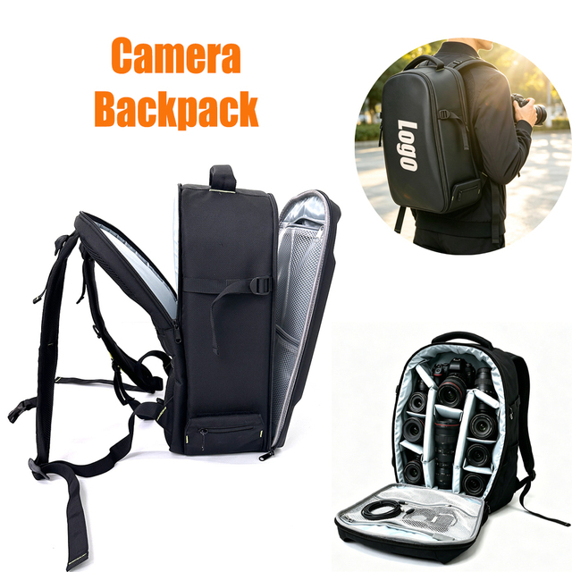Large Camera Backpack Travel Camera Backpack Hardshell Backpack Photography Camera Bag Quick Opening School Bags Camera Bags