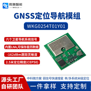โมดูล GNSS รุ่น WKG0254T01Y01 ขนาด 28x28x7 มม. AT6558F-5N32 UART ระบบติดตามตำแหน่ง Beidou GPS GLONASS - Product Image 5