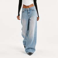 Jean en denim délavé effet soleil pour femme, coupe décontractée, cheville, texture indigo, sergé, usage quotidien, vente en gros fabricant