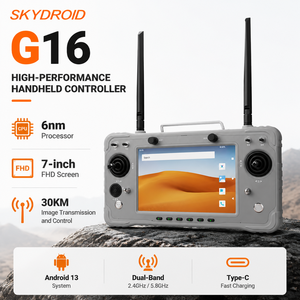 Kit de Transmisor y Receptor FPV Portátil Skydroid G16 de Metal, Pantalla FHD de 7 Pulgadas, Qualcomm 6nm, Transmisión de 30KM, Controlador de Drones - Product Image 1