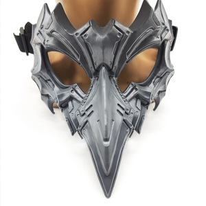 Máscara de Dios Dragón Qiankun de Plástico, Estilo Cyberpunk Punk, Accesorios de Disfraz para Halloween, Pascua, DIY - Product Image 2