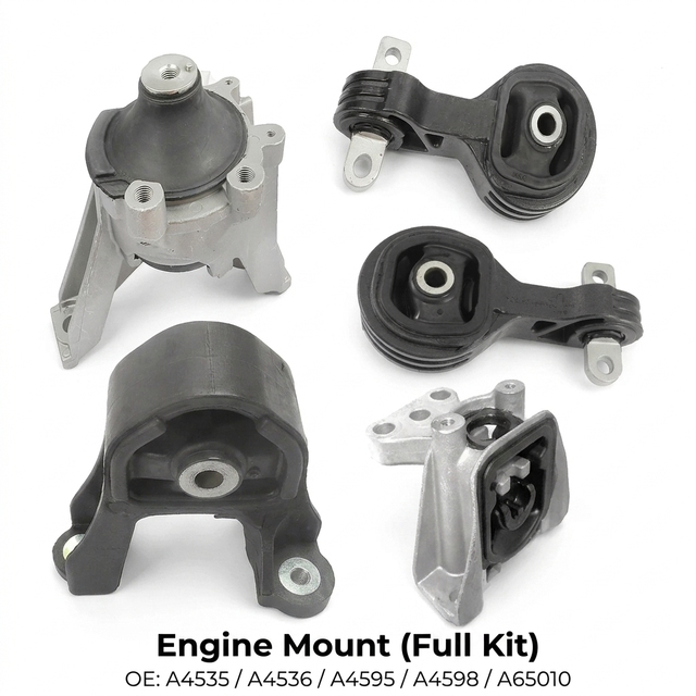 50880-SNG-981 50890-SWA-A81 50820-SWA-A01 50850-SWA-A81 5 Pcs Engine Mount Set for Honda CR-V 2.4L Motor Mount 2007-2011