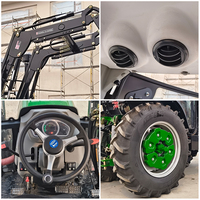 Tracteur 4x4 Prime 100HP avec cabine climatisée, forte pression hydraulique, capacité de levage élevée et démarrage électrique – Disponible dès aujourd'hui