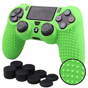 Funda Protectora de Silicona Antideslizante para Control de <span class=keywords><strong>PS4</strong></span>, Compatible con Sony <span class=keywords><strong>PS4</strong></span>/<span class=keywords><strong>PS4</strong></span> Slim/<span class=keywords><strong>PS4</strong></span> Pro, con 8 Grips para los Pulgares - Product Image 5