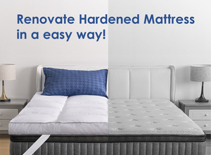 Cooling Pillow Top <strong>Mattress</strong> <strong>Topper</strong> Extra Thick Plush <strong>Mattress</strong> Pad Cover Overfilled with 7D Down Alternative Soften <strong>Hard</strong> <strong>Mattress</strong> - Product Image 6