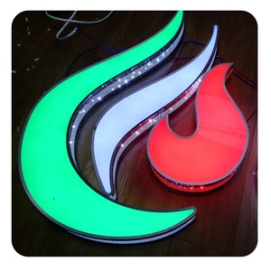 Enseignes lumineuses LED extérieures personnalisées, étanches, à éclairage frontal, pour salons de coiffure, magasins et immeubles de bureaux - Product Image 5