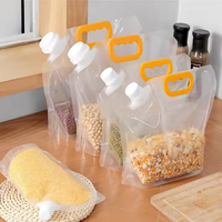 Poche souple pliable personnalisée pour l'extérieur avec bec verseur, en plastique de qualité alimentaire, grande capacité 5L 10L 15L 20L, sac de transport portable pour liquides