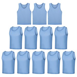 Logo kustom rompi latihan olahraga bolak-balik, dan celemek Harga Murah Pinnie jaring sepak bola untuk anak-anak - Product Image 4