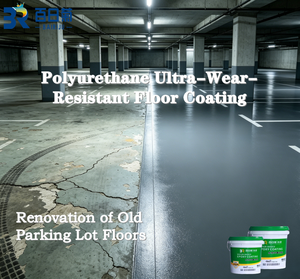 Revêtement de sol en polyuréthane ultra-résistant à l'usure, <span class=keywords><strong>peinture</strong></span> époxy antidérapante pour atelier, entrepôt, sols industriels - Product Image 1