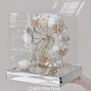 Valentine Luxury Gift Preserved Flower Box Everlasting Stabilized Preserved Rose In Gift Box