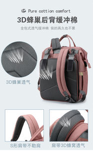 Toptan Dayanıklı Polyester USB'li Bebek Bakım Çantası Taşınabilir Katlanır Beşik Yatak Yeni Anneler İçin Taşınabilir Beşik - Product Image 5