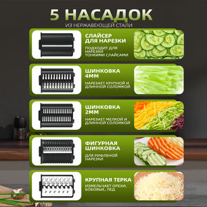 Déchiqueteuse électrique multifonctionnelle personnalisée pour le commerce extérieur transfrontalier, coupe-légumes pour la maison - Product Image 4