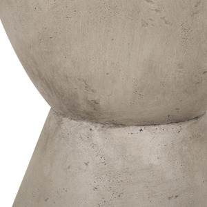 Table d'appoint extérieure légère en béton gris clair MGO, mobilier de patio - Product Image 6