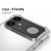 Protection d'objectif creuse en métal noir super fine anti-rayures pour Redmi K90 Max, autocollant de capuchon d'appareil photo