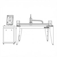 Machine de découpe laser à fibre 1500W de type portique détachable - Mini CNC de bureau PLT haute précision pour la découpe de métaux, petite empreinte