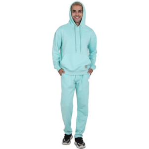 Street Wear Tracksuits Unisex Custom Sportswear Two Piece <b>Set</b> Jogging Suit Hooded Solid Printed 100% Cotton Best Quality - Product Image 1