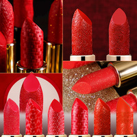 Rouge à lèvres mat sculpté, nourrissant, waterproof, longue tenue, pigment riche, 6 teintes, OEM ODM, marque privée, logo personnalisé, vente en gros