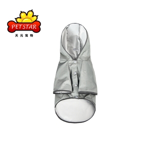 새로운 디자인 조절 애완 동물 비 옷 반사 Windproof 고양이 개 코트 방수 비옷 애완 동물 - Product Image 3