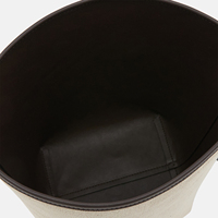 2026 Neue Sommer-Damen-Bucket-Tasche Modische PU-Leder-Tragetasche mit Canvas-Patchwork-Design für Frauen